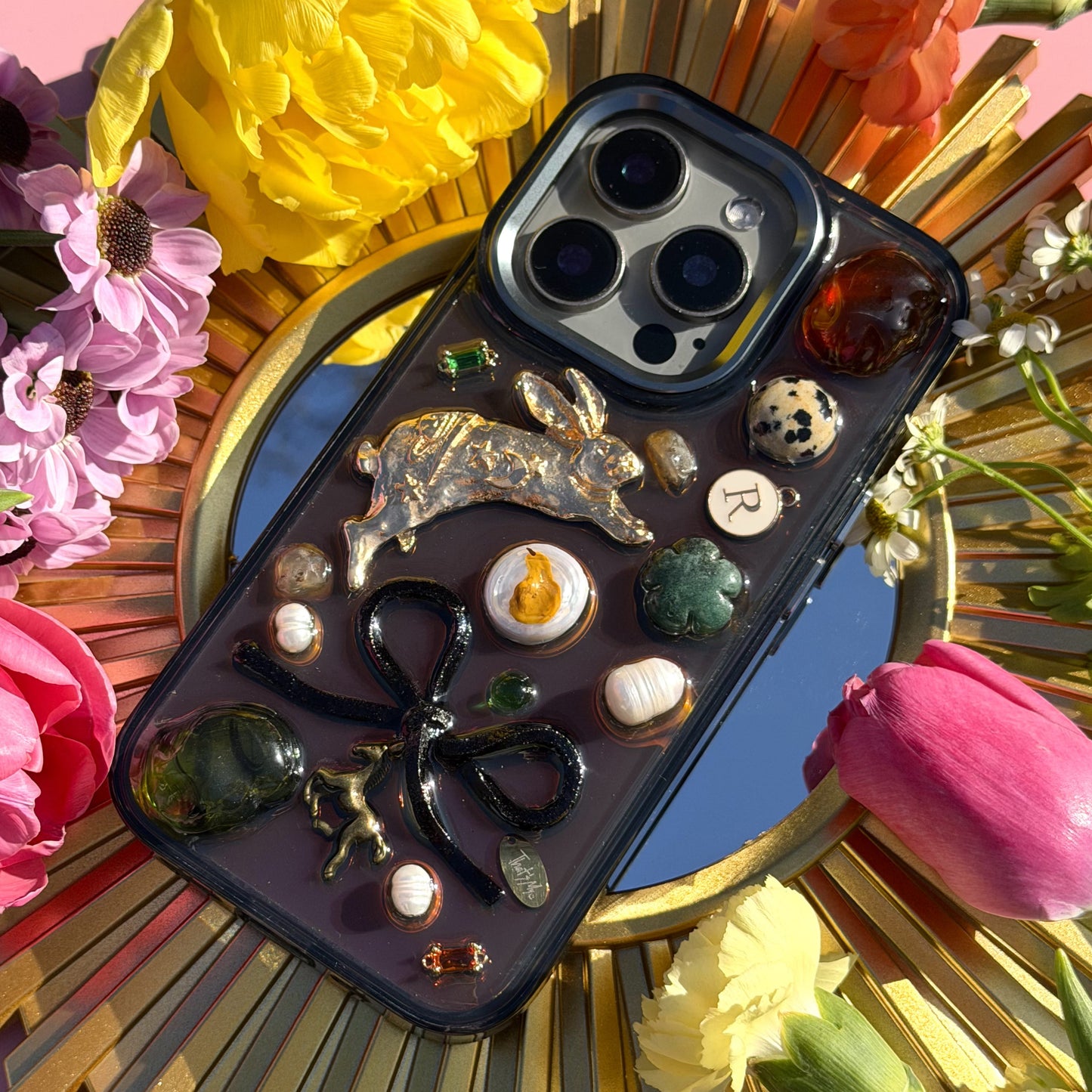 Rabbit with Initial Letter. Dark Chameleon Base