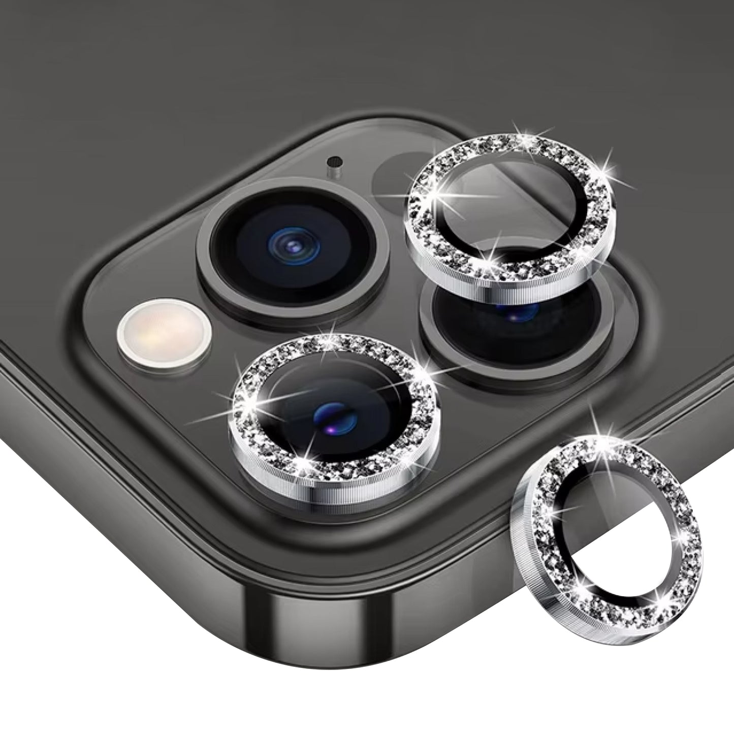 Camera Lens Protector Bling Black