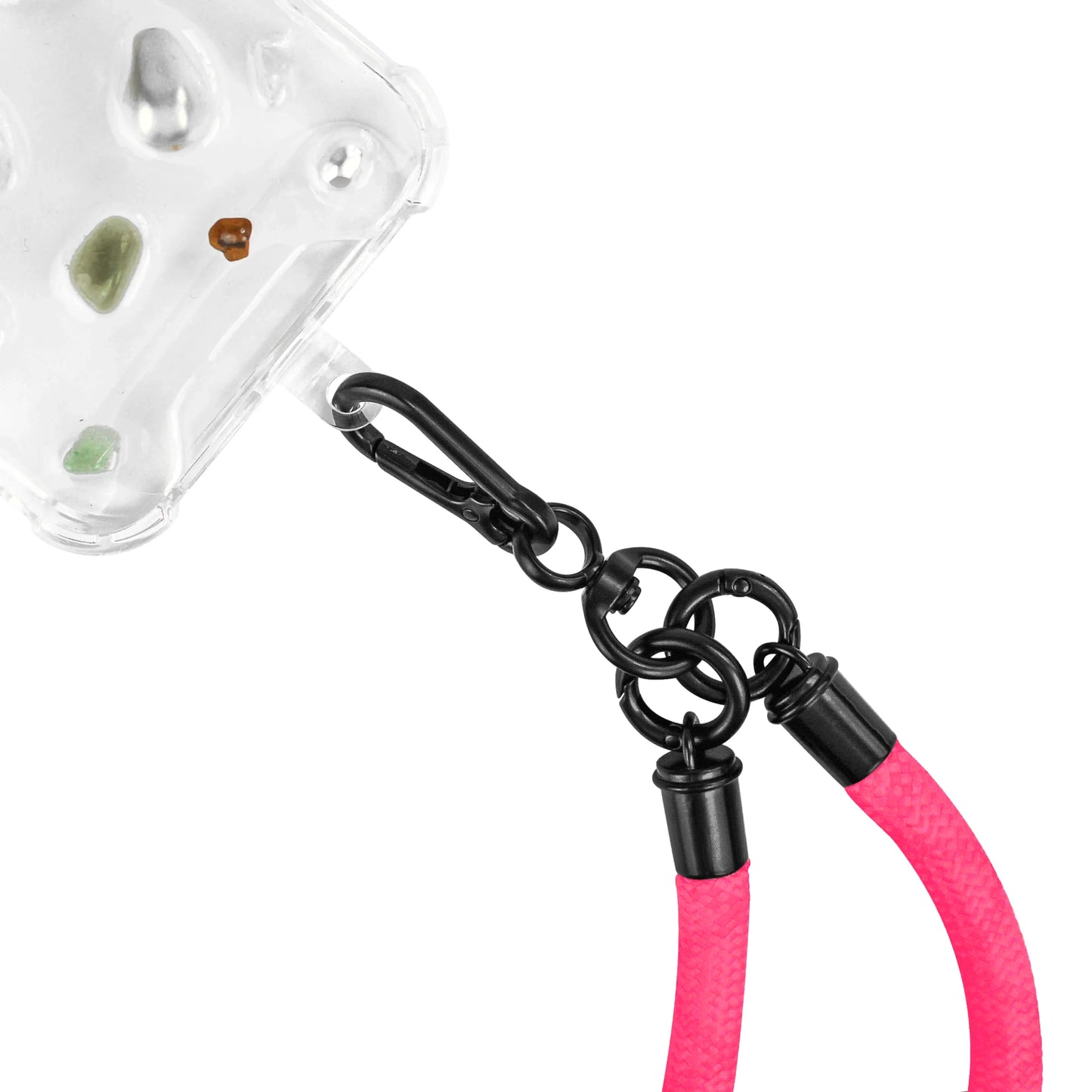 Cross-body Strap (10mm). Neon pink