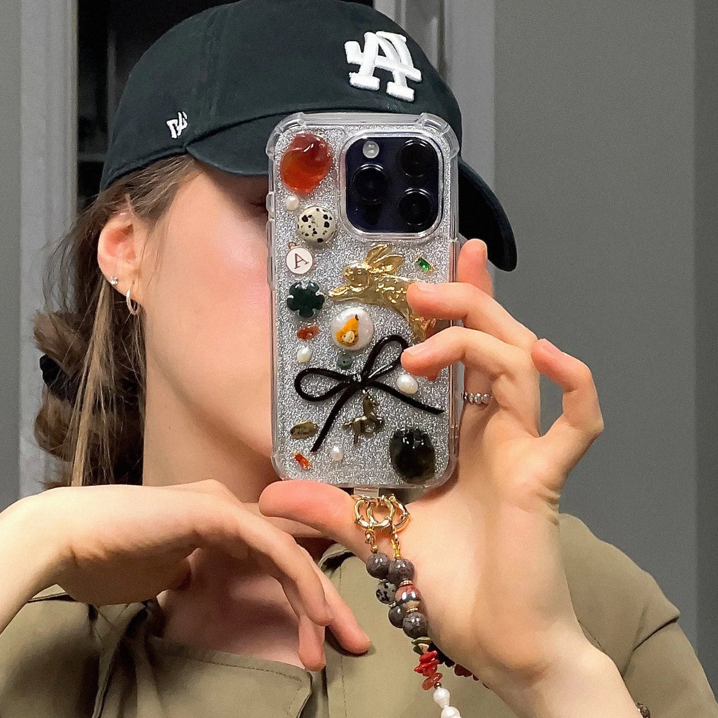 Dream Series. Sparkly 2 in 1 with Initial Letter