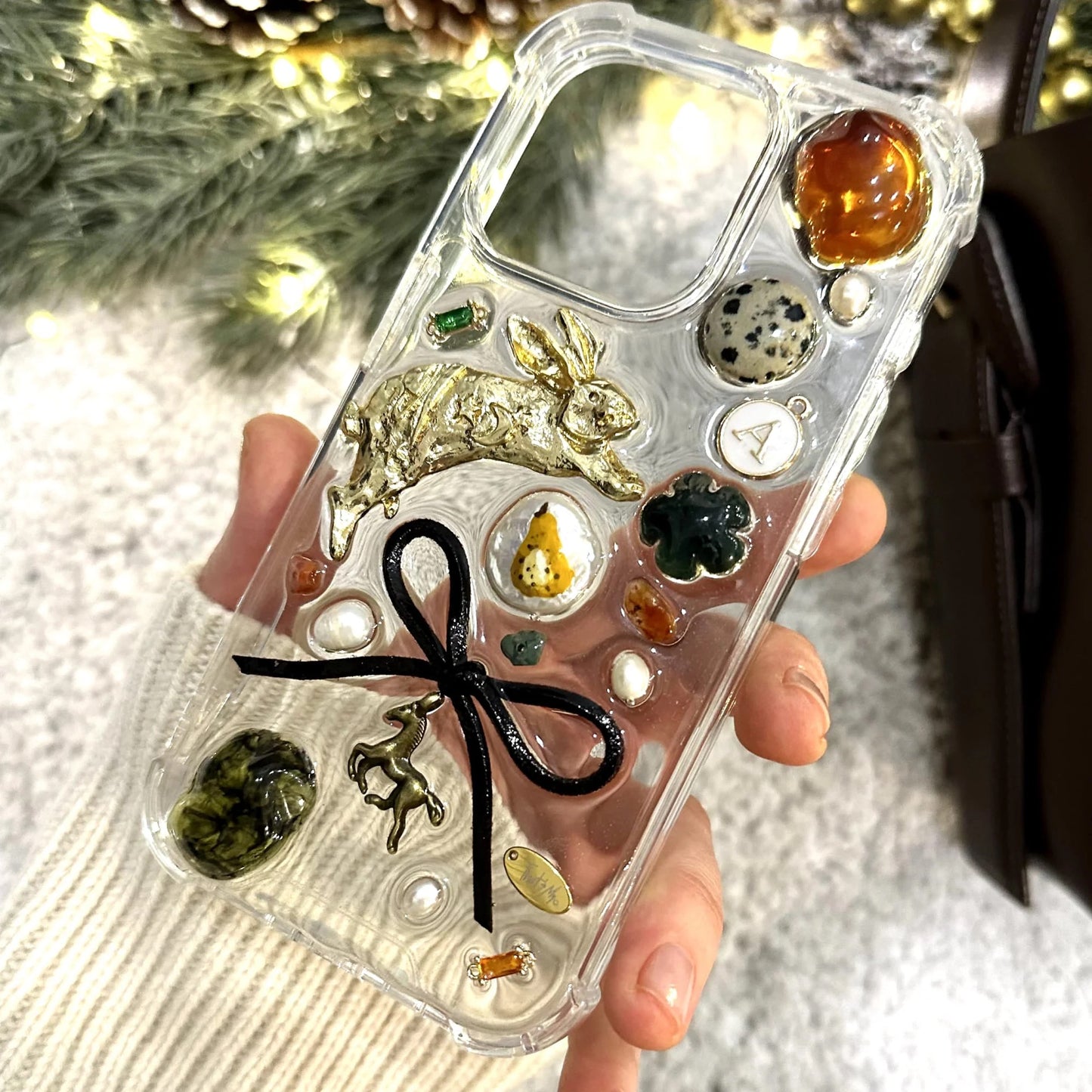 Dream Series. Sparkly 2 in 1 with Initial Letter