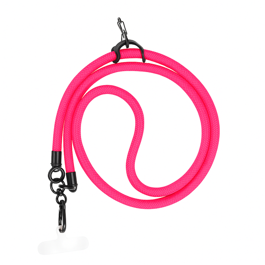 Cross-body Strap (10mm). Neon pink