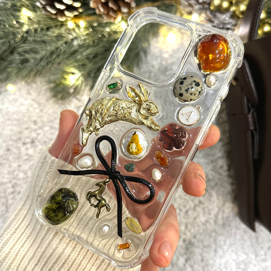 Sparkly 2 in 1 with Initial Letter