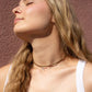 Green Unakite Jasper Natural Stone Necklace with Personalized Charm