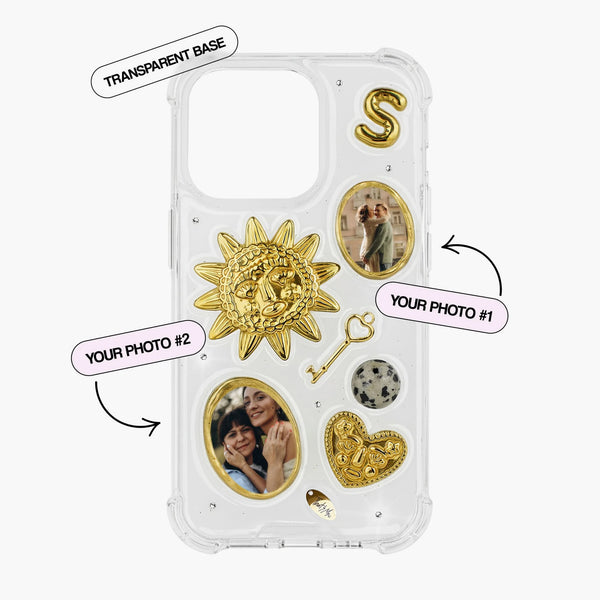 SUN Memories with your Photo. Transparent Base