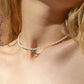 Natural Pearl Necklace with Personalized Charm