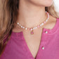 Necklace Multi-use 3-in-1. Rosy Glow