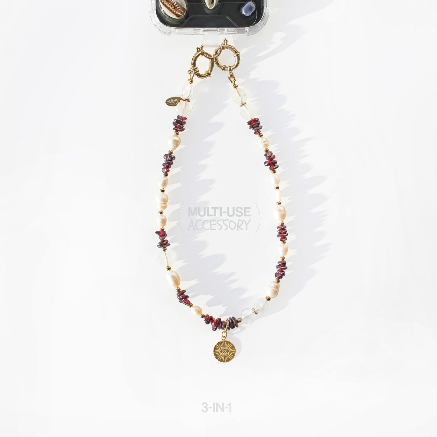 Phone Charm Multi-use accessory 3-in-1. Perla