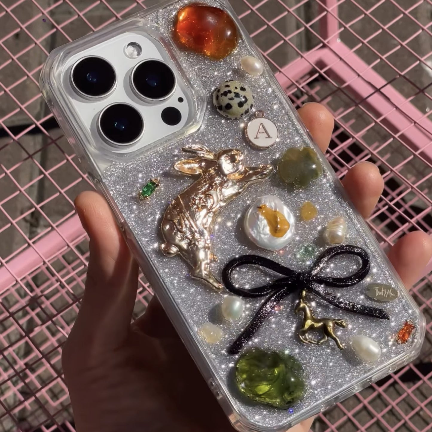 Dream Series. Sparkly 2 in 1 with Initial Letter